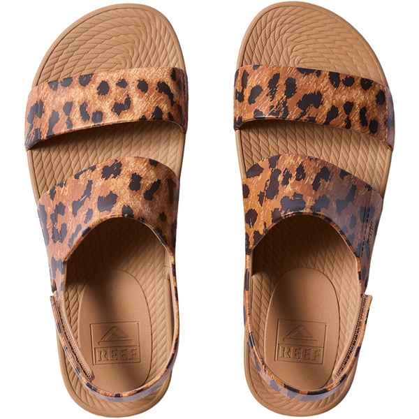 2025 Reef Womens Water Vista Sandals CJ7357 - Leopard